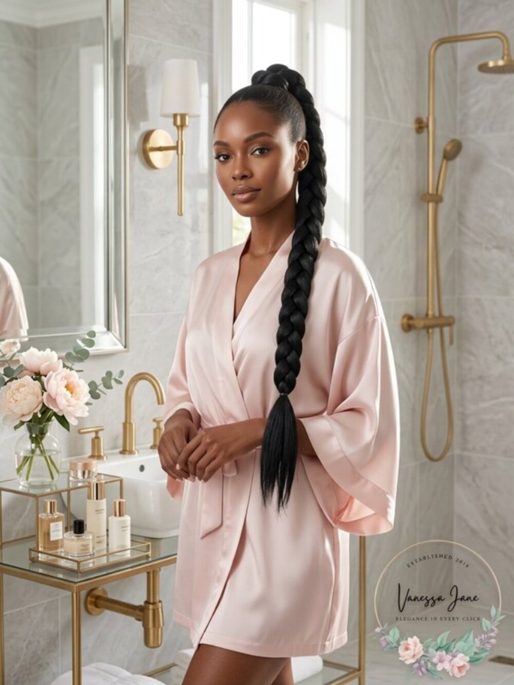 30 Inch Synthetic Long Twist Braid Ponytail Hair Extension